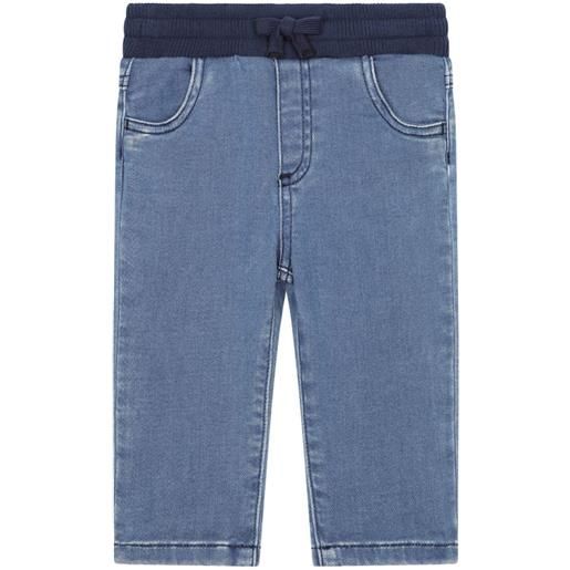 Dolce & Gabbana Kids jeans con coulisse elasticizzati - blu