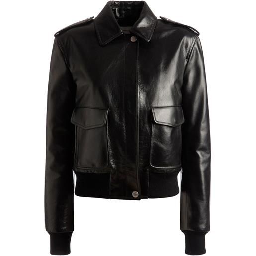 Bally bomber con tasche - nero