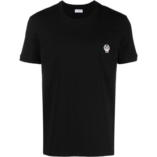 Dolce & Gabbana t-shirt con ricamo - nero