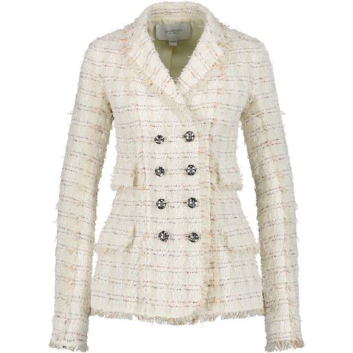 Giambattista Valli blazer doppiopetto bouclé - toni neutri