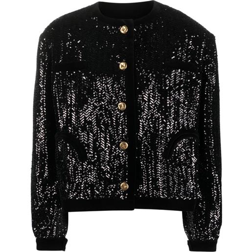 Blazé Milano giacca gliss con paillettes - nero