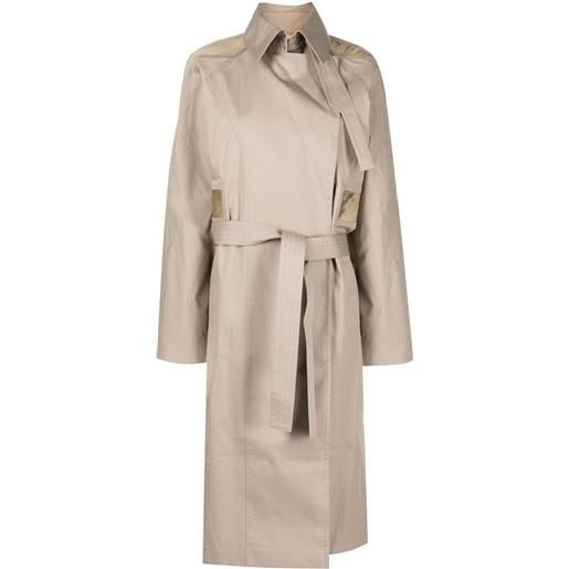 Boyarovskaya trench con cintura - marrone
