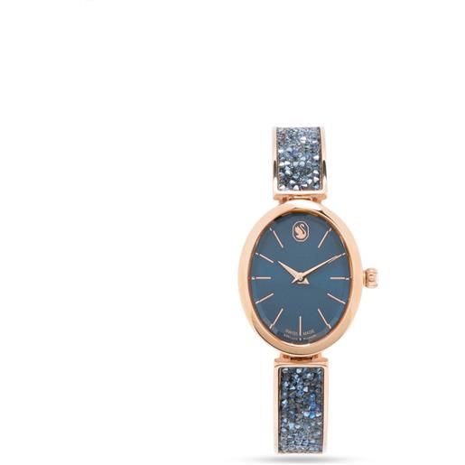 Swarovski orologio crystal rock oval - blu