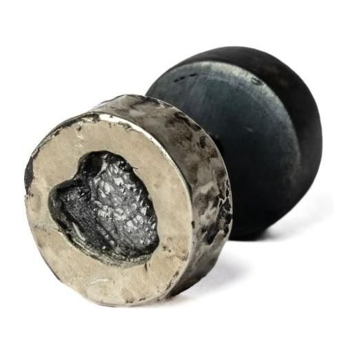 Parts of Four orecchino a bottone con diamante - grigio