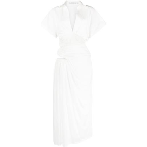 Christopher Esber chemisier comosum clash - bianco