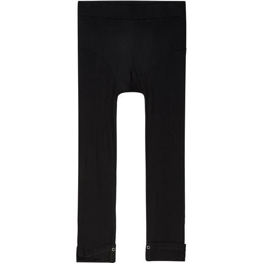 Random Identities leggings in misto cotone con vita elasticizzata - nero