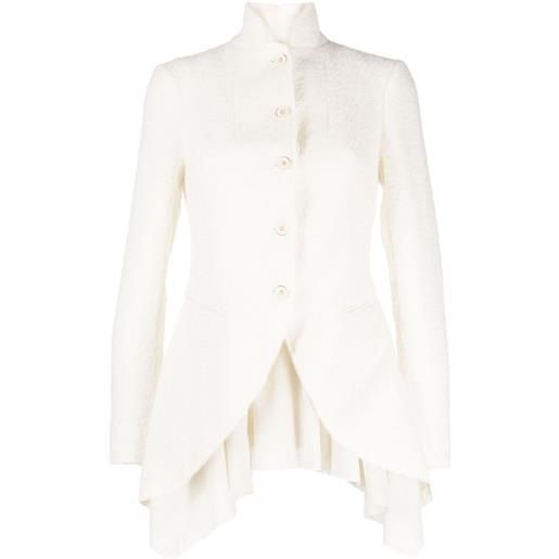 Forme D'expression giacca con zip - bianco