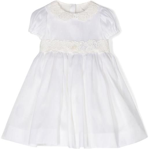Dolce & Gabbana Kids abito con ricamo - bianco