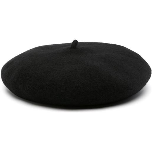 Stella McCartney basco con placca logo - nero