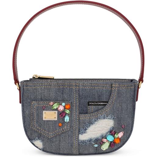 Dolce & Gabbana Kids borsa a spalla dg girlie - blu