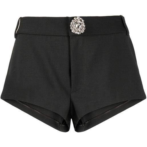 AREA shorts con decorazione - nero