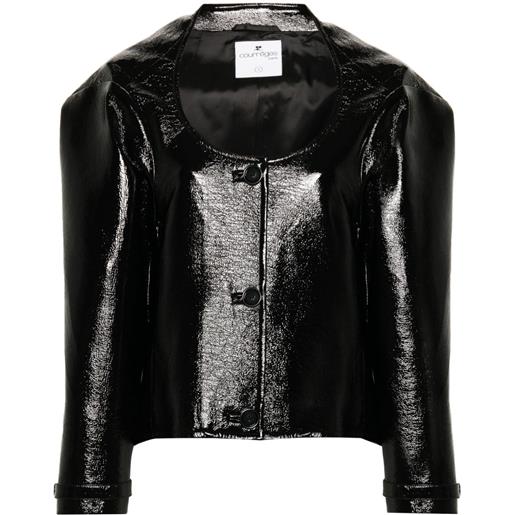 Courrèges giacca cocoon - nero