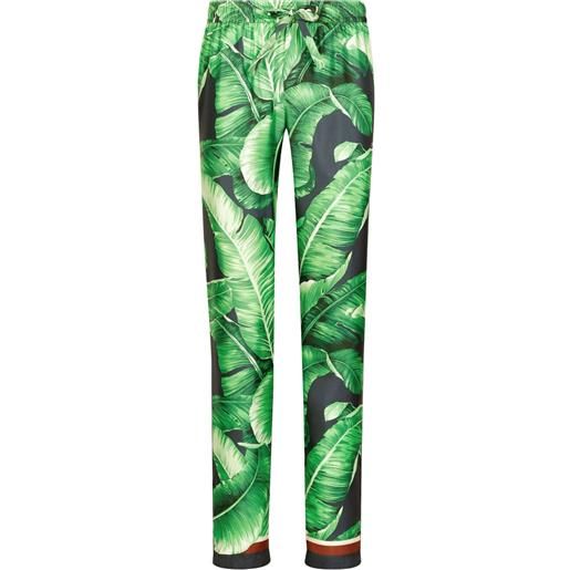 Dolce & Gabbana pantaloni con stampa - verde