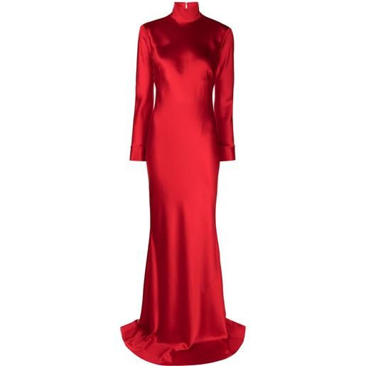 Michelle Mason abito da sera con scollatura posteriore - rosso