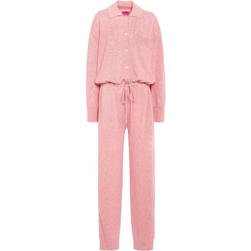 Barrie tuta intera a maniche lunghe Barrie x sofia coppola - rosa