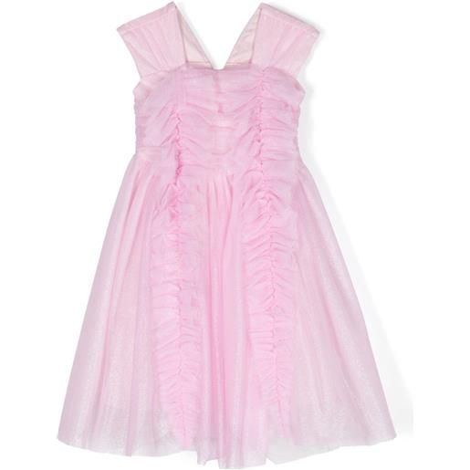 Monnalisa abito con ruches - rosa