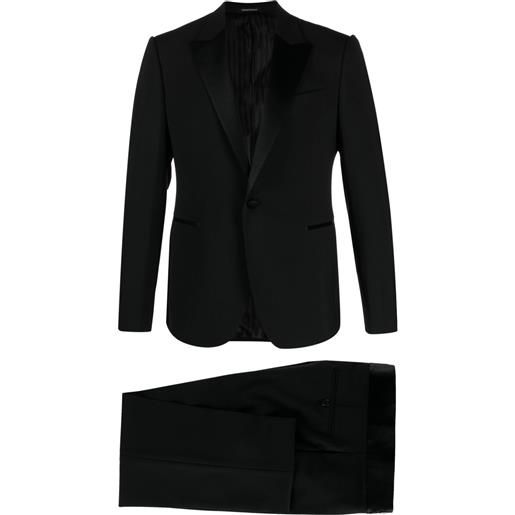 Emporio Armani completo sartoriale monopetto - nero