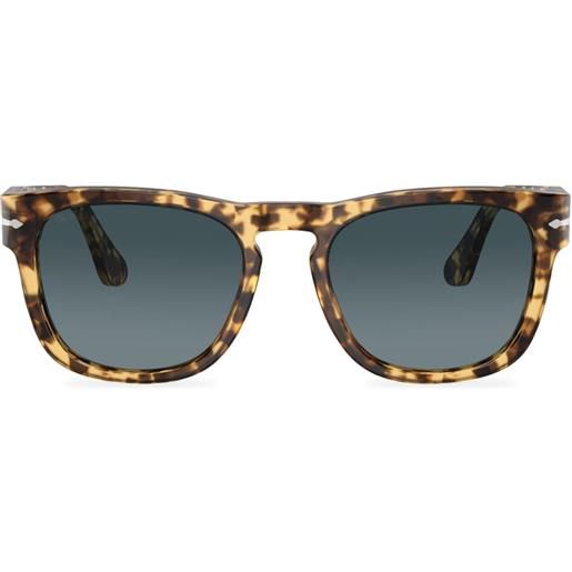 Persol occhiali da sole squadrati elio - marrone