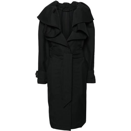 Viktor & Rolf trench con cintura - nero