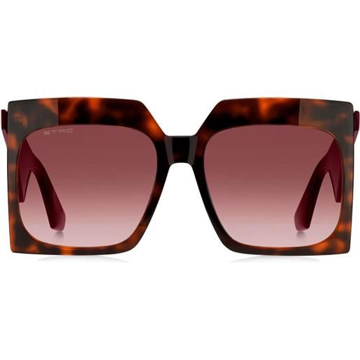 ETRO occhiali da sole oversize - rosso