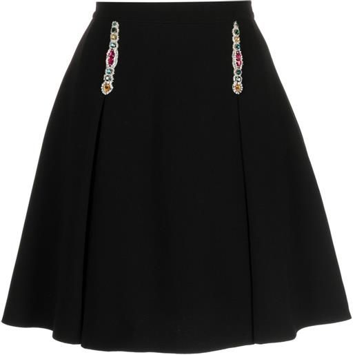 Zuhair Murad minigonna con decorazione - nero