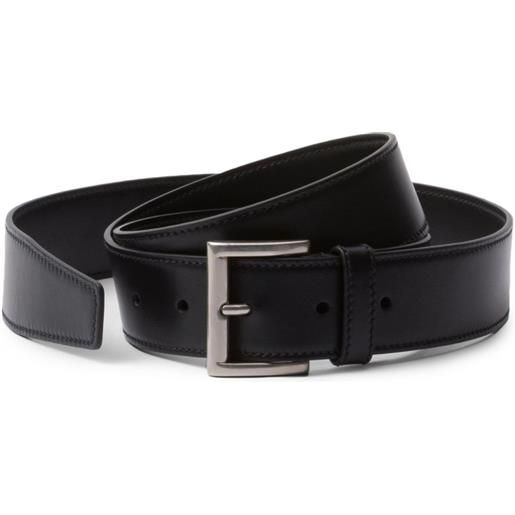 Prada cintura con logo inciso - nero