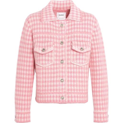 Barrie giacca a quadretti - rosa