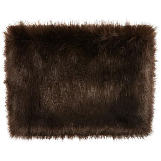 Rosetta Getty cappello in finta pelliccia Rosetta Getty x violet getty - marrone