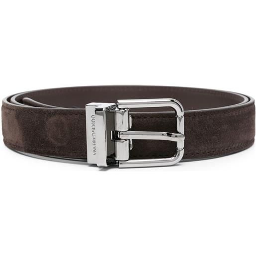 Dolce & Gabbana cintura con fibbia - marrone