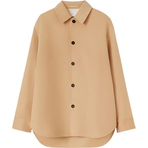 Jil Sander giacca-camicia - marrone