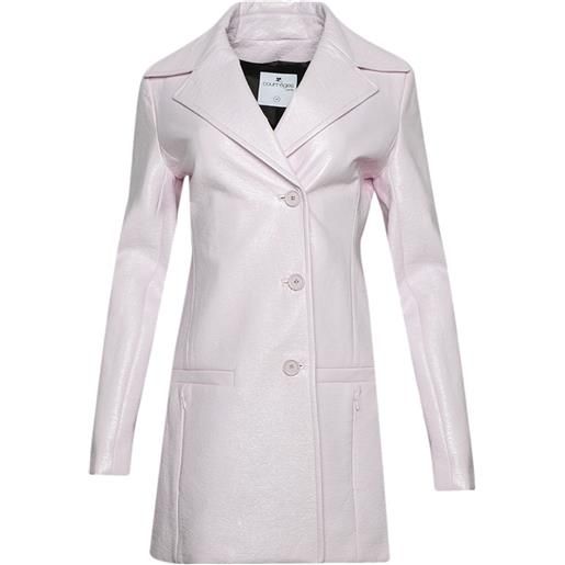 Courrèges cappotto heritage vinyl - rosa