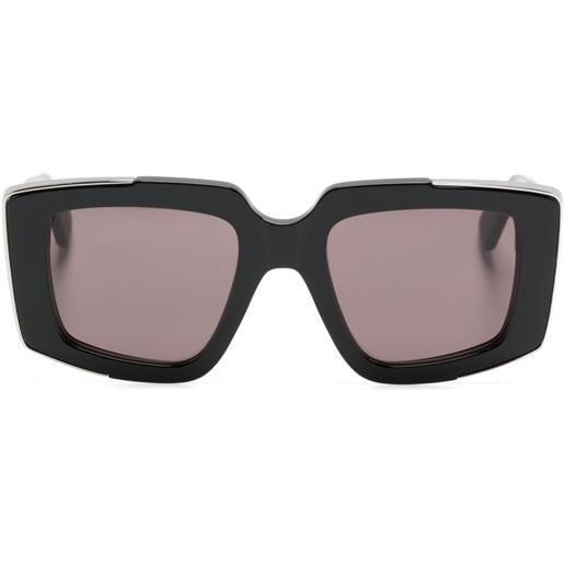 Alexander McQueen Eyewear occhiali da sole squadrati - nero