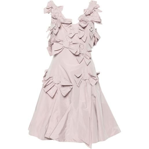 Viktor & Rolf abito con scollo a v - rosa