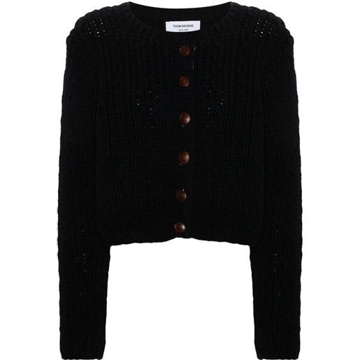 Thom Browne cardigan chunky - blu
