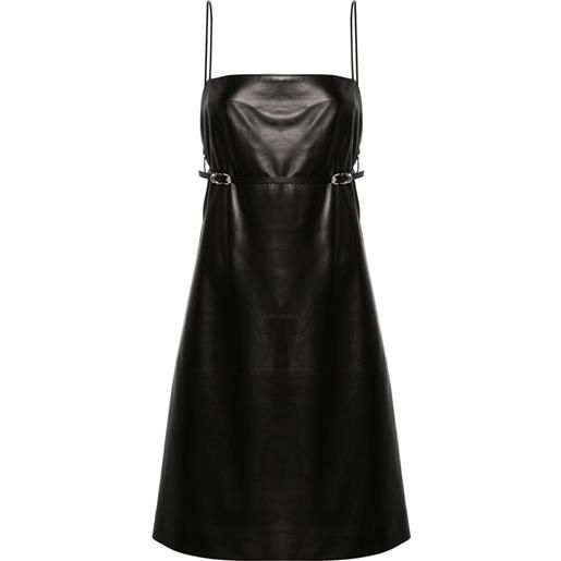 Givenchy abito corto con cintura - nero