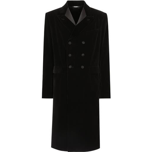 Dolce & Gabbana cappotto doppiopetto - nero