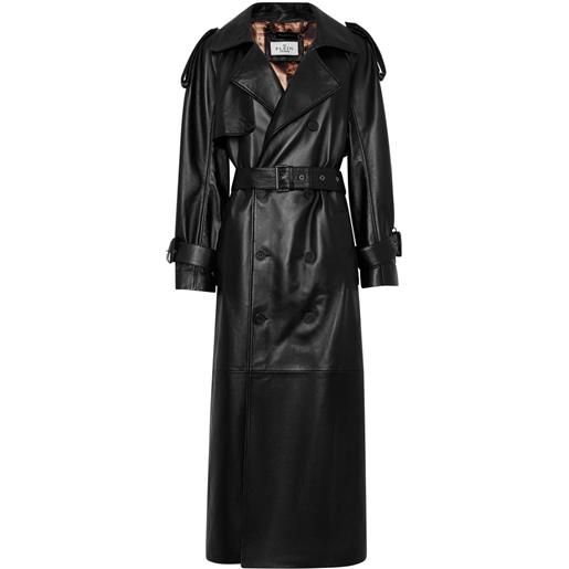 Philipp Plein trench con cintura - nero