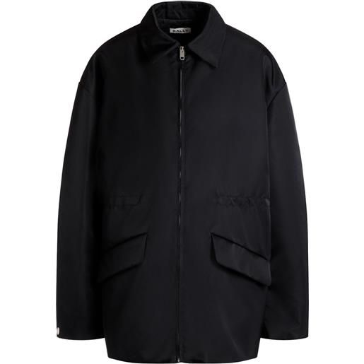 Bally giacca con colletto ampio - nero
