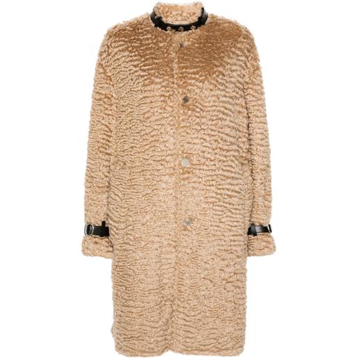 Jil Sander cappotto spazzolato - toni neutri