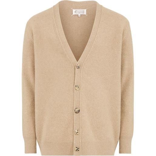 Maison Margiela cardigan con scollo a v - toni neutri