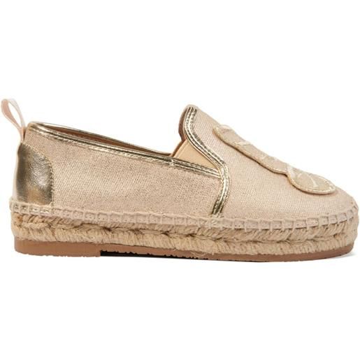 Sophia Webster Mini espadrilles con ricamo - toni neutri