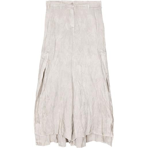 Masnada gonna midi plissettata - toni neutri