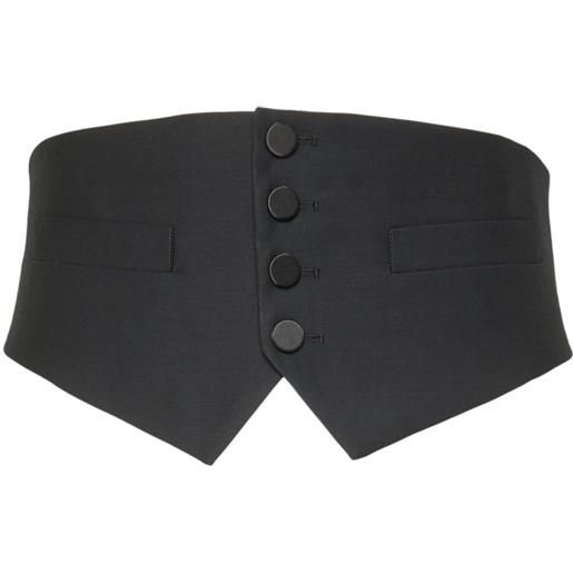 DSQUARED2 fascia con bottoni - nero