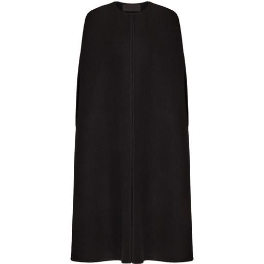Valentino Garavani mantella fluffy - nero