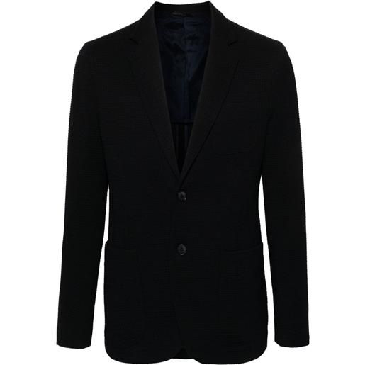 Giorgio Armani blazer monopetto - blu