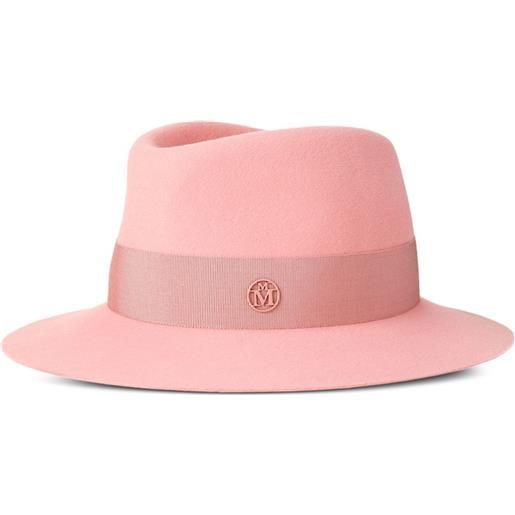 Maison Michel fedora andre con applicazione - rosa