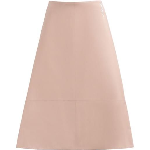Marni gonna midi svasata - rosa
