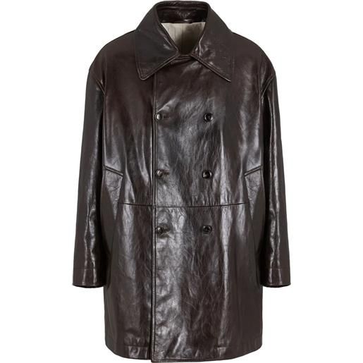 Giorgio Armani cappotto doppiopetto - marrone