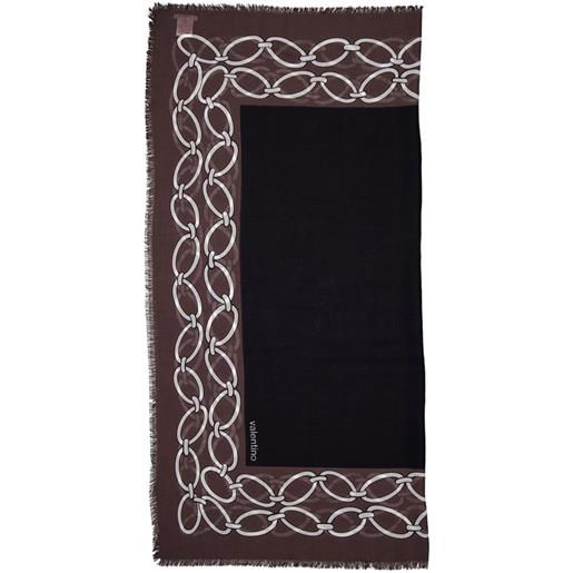 Valentino Garavani scialle con stampa - marrone