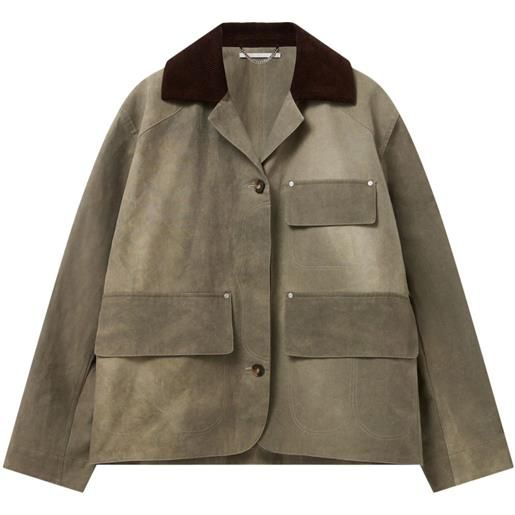 Stella McCartney giacca workwear harrington - marrone